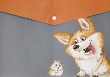 Папка д/тетрадей пластик.А4  Друзья,51157