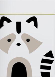 Папка д/тетрадей пластик.А5, Енот,51175