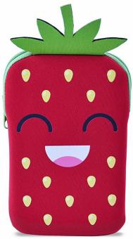 Пенал шк. Клубничка,неопрен,51459