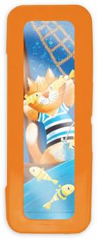 Пенал шк. Рыжий кот,мет,51734