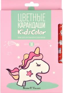 Карандаши 18цв "KidsColor" 6 видов в асс.,99017622