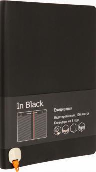 Ежедневник недат.136л,А5,InBlack.Оран,ЕИИБ17513606