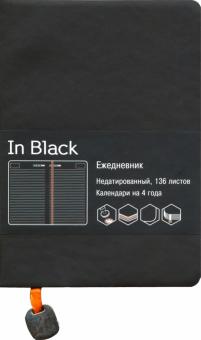 Ежедневник недат.136л,А6+,InBlac.Оран,ЕИИБ17613606