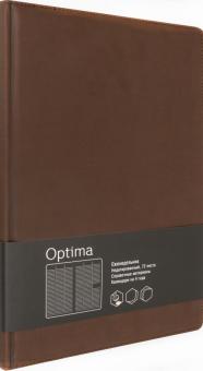 Еженедельник недат.72л,А4,Opt.Т-коричн,ЕКО1847203