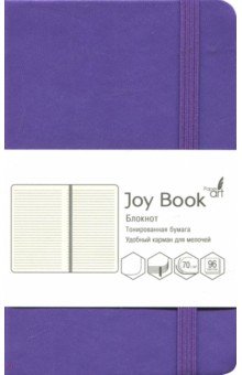 Блокнот 96л,А6-,иск.кожа.тв,Фиолетовый,БДБЛ6962919