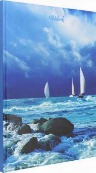 Книга для записей 120л,А4,Морские дали,КЗЛ41203178