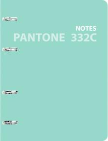 Тетрадь на кольцах 120л,Pantone line 5,ПБЛ1205007