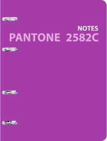 Тетрадь на кольцах 120л,Pantone line 7,ПБЛ1205009