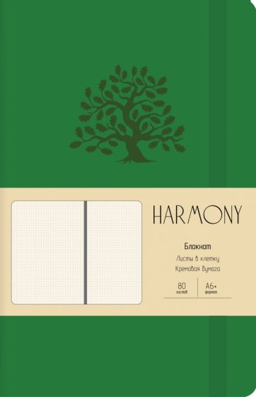 Блокнот 80л,А6+,Harmony.Еловый,БХК6803589
