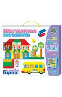 1512 Магнитная мозаика Город, шт