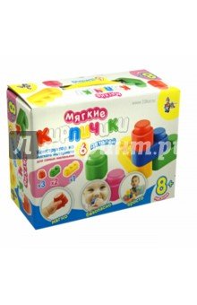 Мягкие кирпичики. 01581 Конструктор 6 деталей