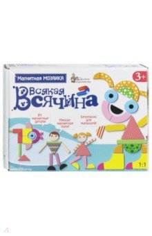 01761 Мозаика магнитная «Всякая всячина» 84 эл