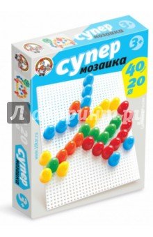 Супер Мозаика d20/5цв/40 фишек  02018