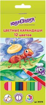 Карандаши 12цв "В ГОСТЯХ У БУКАШЕК" (181378)