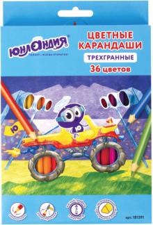 Карандаши 36цв трехгр."БЫСТРЕЕ ВСЕХ" (181391)