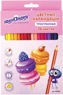 Карандаши 36цв трехгр."СЛАДКИЕ ИСТОРИИ" (181396)