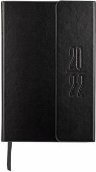 Ежедневник дат. 2022 А5 Towny черный, 112734