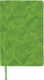 Ежедневник дат. 2022 А5 Foliage зеленый, 112819