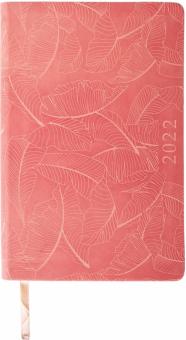 Ежедневник дат. 2022 А5 Foliage коралловый, 112820