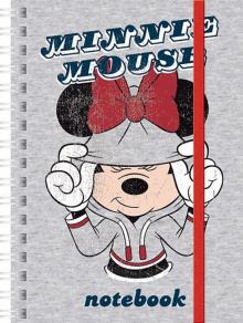 Зап.книжка 80л,А6,греб,Минни Маус,80ЗК6Вр1гр