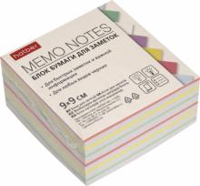 Блок д/заметок 9х9х4,5см цветной 4 цв,PC_059504