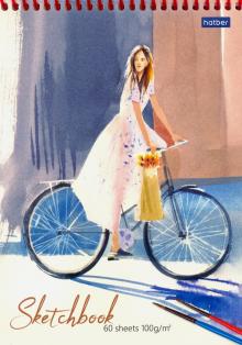 Скетчбук 60л,А5,спир,Летняя прогулк, 60Б5Aпс_22160