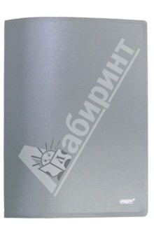 Папка A4 с бок. пруж. скоросш. серая (CF903P-05)