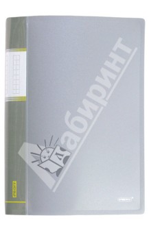 Папка A4 с 30 вкладышами серая (DB30AB-05)