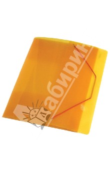 Папка A4 40 мм с резинкой желтая 0.70мм (SB40TW-02