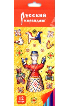 Карандаши 12цв "Русский карандаш.Фольклор"СК021/12
