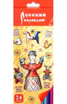 Карандаши 24цв "Русский карандаш.Фольклор"СК021/24