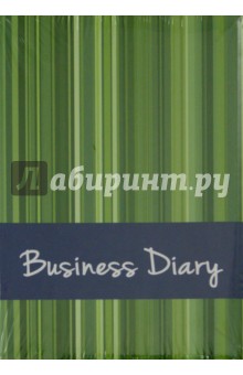 Ежедневник недат.A6+,Strips,зел,мяг,PF-6N161732-03