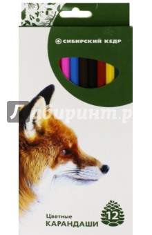 Карандаши 12цв "Звери" (СК035/12)