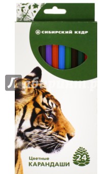 Карандаши 24цв "Звери" (СК035/24)