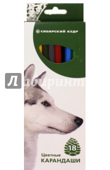 Карандаши 18цв "Звери" (СК036/18)