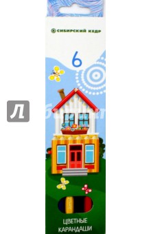 Карандаши 6цв "Карандашная деревня" СК053/06