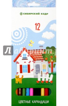 Карандаши 12цв "Карандашная деревня" СК053/12