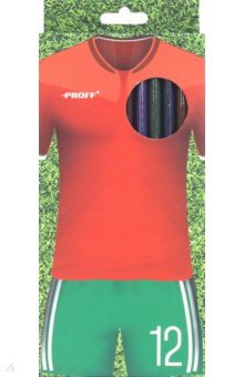 Карандаши 12цв Proff "Спорт 1" (03-6750)