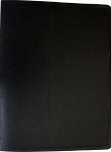 Папка с метал.зажим A4 пластик черн., PZ05CBLCK