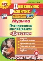 Музыка. Планирование по программе Детство CD-диск