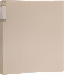 Папка с мет.пруж.скорос. A4 плас.крем.,GEM07PCREAM
