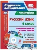 Русск.язык 4кл Тех.карты по уч.Канакиной +CD I пол