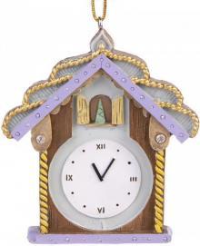 Подвесное украшение Часы-Домик 80306