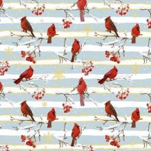 Бумага упаковочная Зимние птицы (80853)