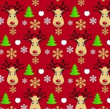 Бумага упаковочная Праздничный Олень (80927)