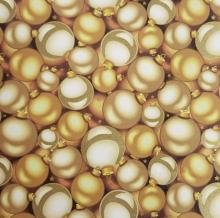 Бумага упаковочная Золотые шары (80928)