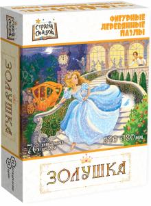 Фигурный деревян.пазл Страна сказок - Золушка