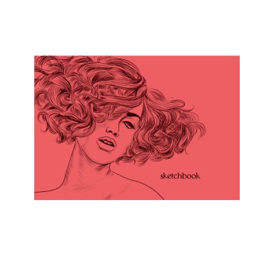 MyArt. Скетчбук 180х120. Девушка