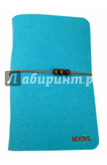 Блокнот 120л,А5-,лин,на кольцах голубой (070219)