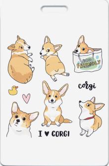 Картхолдер "I love my corgi"